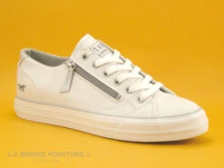 Mustang 1272-308-1 Weiss - Basket Blanche Zip Et Lacet -Les Bonnes Chaussures cd24607c73b9e66c561f35ea11d5d5ef img 5938.jpg 179130