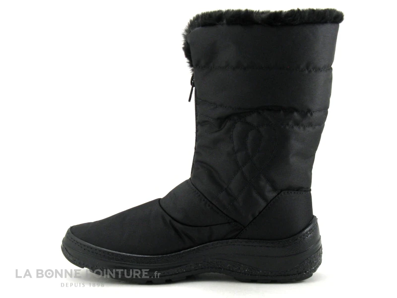 Antarctica 851 Noir - Botte Neige Femme Avec Zip Devant 5 Antarctica 851 Noir - Botte Neige Femme Avec Zip Devant – Image 3