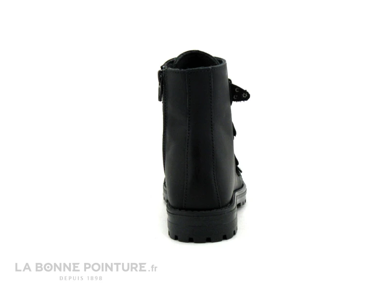 MKids MERAVI MK6777F8IA - Brides Clous - Boucle Ouverte - Boots Noires 6 MKids MERAVI MK6777F8IA - Brides Clous - Boucle Ouverte - Boots Noires – Image 4