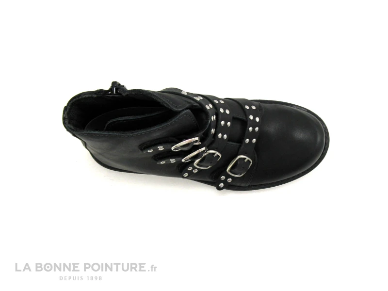 MKids MERAVE MK2777D8IA Noir - 4 Brides Clous - Boots Fille 8 MKids MERAVE MK2777D8IA Noir - 4 Brides Clous - Boots Fille – Image 6