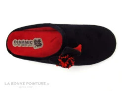 Koyuk Dinamic 602038 Noir - Rouge - Noeud Et Pompon - Pantoufles -Les Bonnes Chaussures cd24607c73b9e66c561f35ea11d5d5ef img 6230.jpg 154964