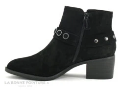 Tamaris 1-25358-23 Black - Boots Western Cuir Velours Noir -Les Bonnes Chaussures cd24607c73b9e66c561f35ea11d5d5ef img 6523.jpg 138976