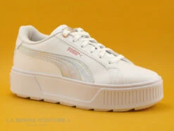 Puma KARMEN Shine - White - Fizzy Melon - Basket Plateforme -Les Bonnes Chaussures cd24607c73b9e66c561f35ea11d5d5ef img 7396.jpg 168469