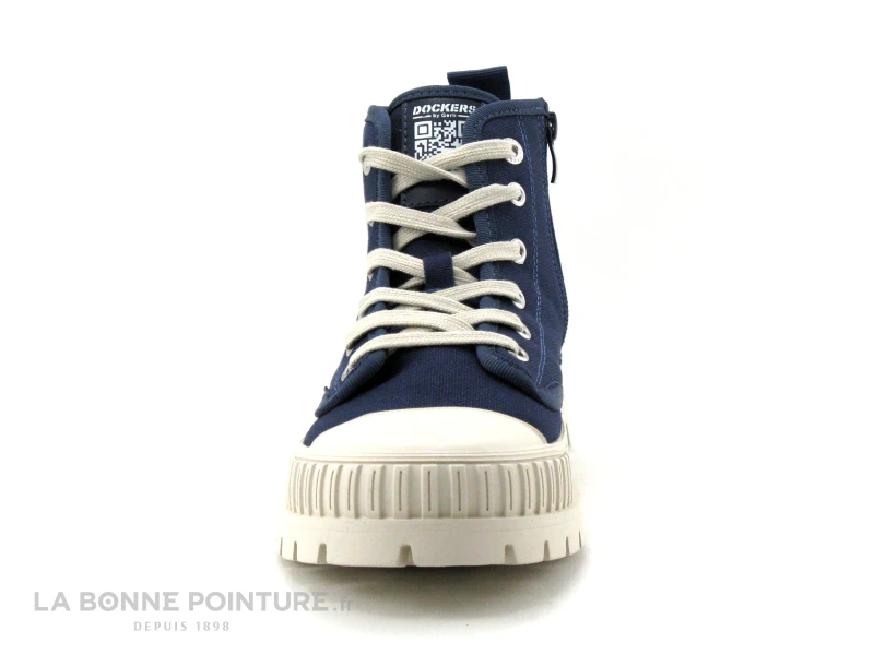 Dockers 52KC202 Navy - Chaussure Montante Femme Toile Bleue 4 Dockers 52KC202 Navy - Chaussure Montante Femme Toile Bleue – Image 2