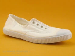 Cienta 70997 05 - Tennis Toile Blanche - Sans Lacet -Les Bonnes Chaussures cd24607c73b9e66c561f35ea11d5d5ef img 7563.jpg 169007