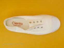 Cienta 70997 05 - Tennis Toile Blanche - Sans Lacet -Les Bonnes Chaussures cd24607c73b9e66c561f35ea11d5d5ef img 7568.jpg 169005