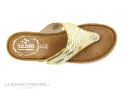 Fly Flot FIBBY - Jaune Blanc Argent - Tong Reglable Femme -Les Bonnes Chaussures cd24607c73b9e66c561f35ea11d5d5ef img 7609.jpg 156545