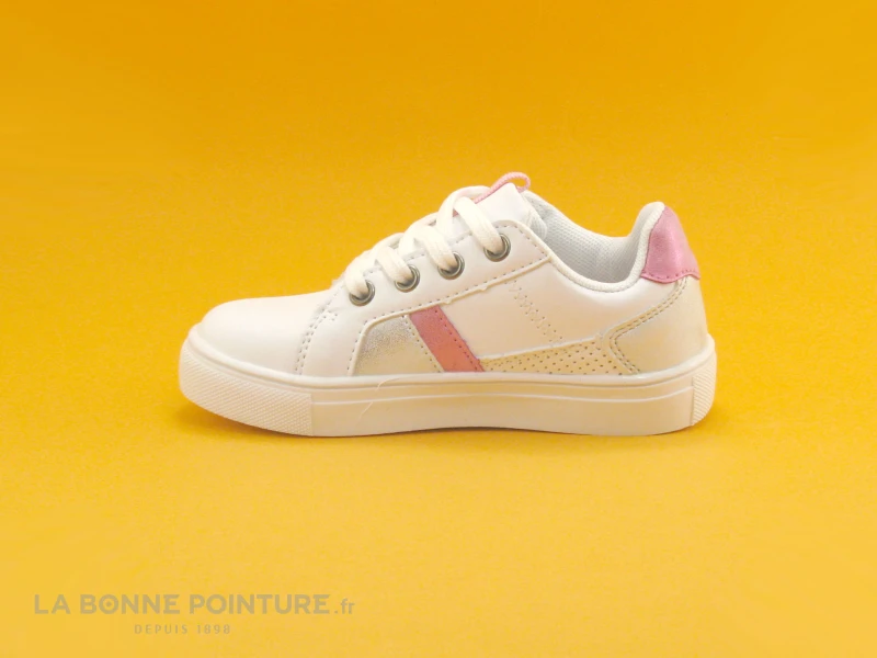 NA Dano 22132 White Pink - Basket Fille Blanche Rose 5 NA Dano 22132 White Pink - Basket Fille Blanche Rose – Image 3