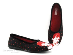 Ouf Tempo COMINO Noir Rouge - Audrey Hepburn - Pantoufle Ballerine -Les Bonnes Chaussures cd24607c73b9e66c561f35ea11d5d5ef img 7673.jpg 137225