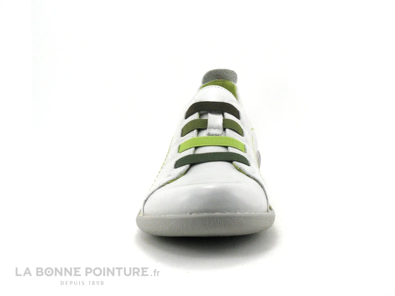 Jungla 6020 Off White - Gris - Vert - Chaussure Basse Femme 4 Jungla 6020 Off White - Gris - Vert - Chaussure Basse Femme – Image 2