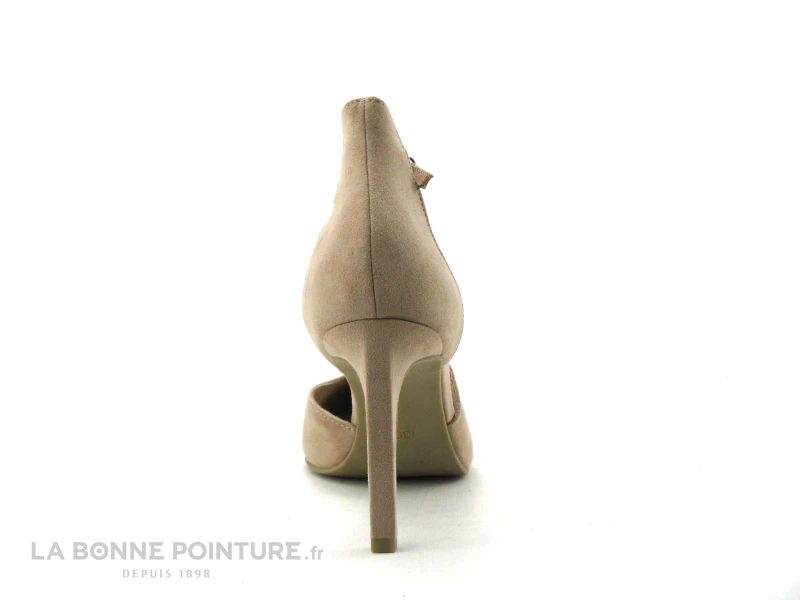 Marco Tozzi 2-24400-26 Nude - Escarpin Talon Haut Bride Cheville 6 Marco Tozzi 2-24400-26 Nude - Escarpin Talon Haut Bride Cheville – Image 4