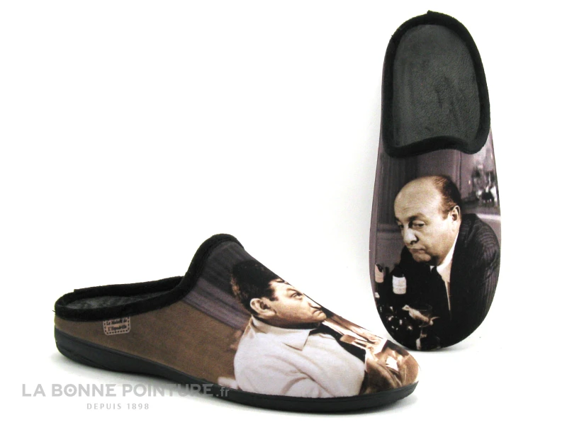 Maison Espadrille 6784-2 - Les Tontons Flingueurs - Pantoufle Homme 3 Maison Espadrille 6784-2 - Les Tontons Flingueurs - Pantoufle Homme