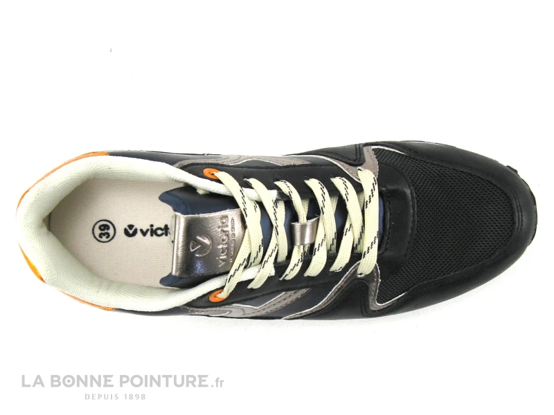 Victoria 1141134 Noir Argent Orange - Sneakers Mode Femme 8 Victoria 1141134 Noir Argent Orange - Sneakers Mode Femme – Image 6