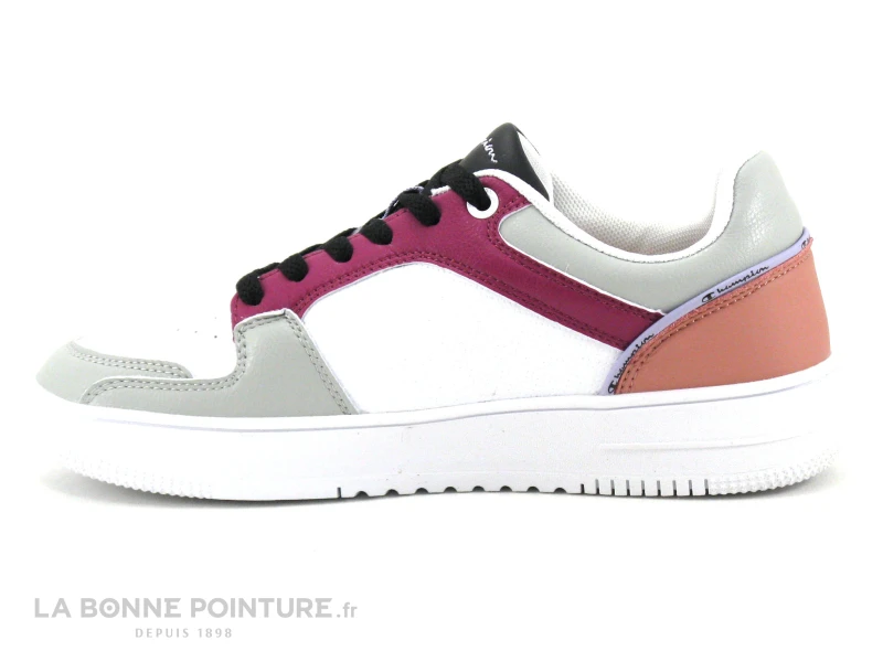 Champion REBOUND 2-0 Low S1332-CHA - Blanc Rose Gris - Basket 5 Champion REBOUND 2-0 Low S1332-CHA - Blanc Rose Gris - Basket – Image 3