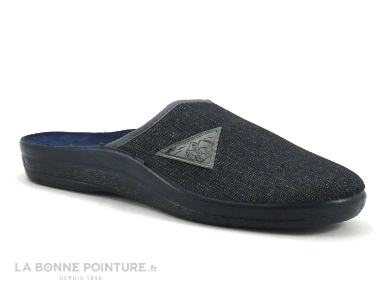 Airplum LAVAL Marine - Pantoufle Mule Homme Bleu 3 Airplum LAVAL Marine - Pantoufle Mule Homme Bleu