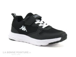 Kappa LogoDelvis EV Kid Black White - 381B86W - Basket Sport Enfant -Les Bonnes Chaussures cd24607c73b9e66c561f35ea11d5d5ef img 8058.jpg 169292