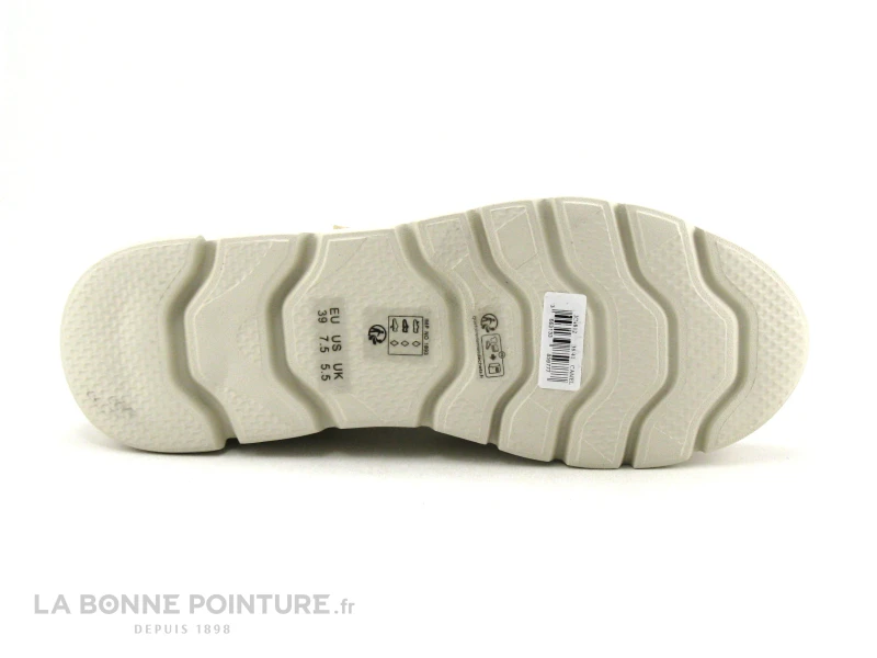 The Divine Factory JC4812 Camel - Blanc - Basket Compensee Avec Zip 9 The Divine Factory JC4812 Camel - Blanc - Basket Compensee Avec Zip – Image 7