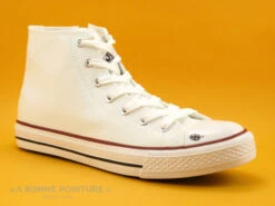 Dockers 38AY670 500 Weiss - Basket Montante Toile Blanche -Les Bonnes Chaussures cd24607c73b9e66c561f35ea11d5d5ef img 8304.jpg 157353