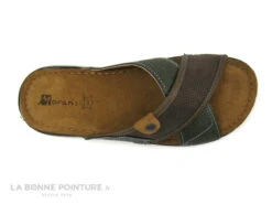 Morans MARLONDO - Kaki Marron - Mule Homme Brides Croisees -Les Bonnes Chaussures cd24607c73b9e66c561f35ea11d5d5ef img 8678.jpg 170042