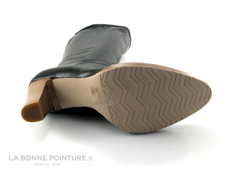 Fugitive ARCOL Stretch Vernis Noir - Botte Talon Haut 9 Fugitive ARCOL Stretch Vernis Noir - Botte Talon Haut – Image 7