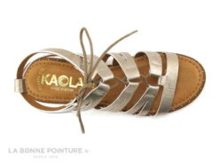 Kaola 795 Metal Platino - Sandale Montante Doree -Les Bonnes Chaussures cd24607c73b9e66c561f35ea11d5d5ef img 8787.jpg 158583