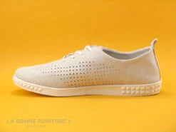Morans WITOU Argent - Chaussure A Lacet Femme Perforee -Les Bonnes Chaussures cd24607c73b9e66c561f35ea11d5d5ef img 8899.jpg 158681