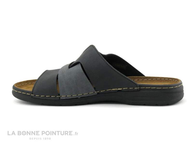 Morans PAZET Noir Gris - Mule Homme 4 Morans PAZET Noir Gris - Mule Homme – Image 2