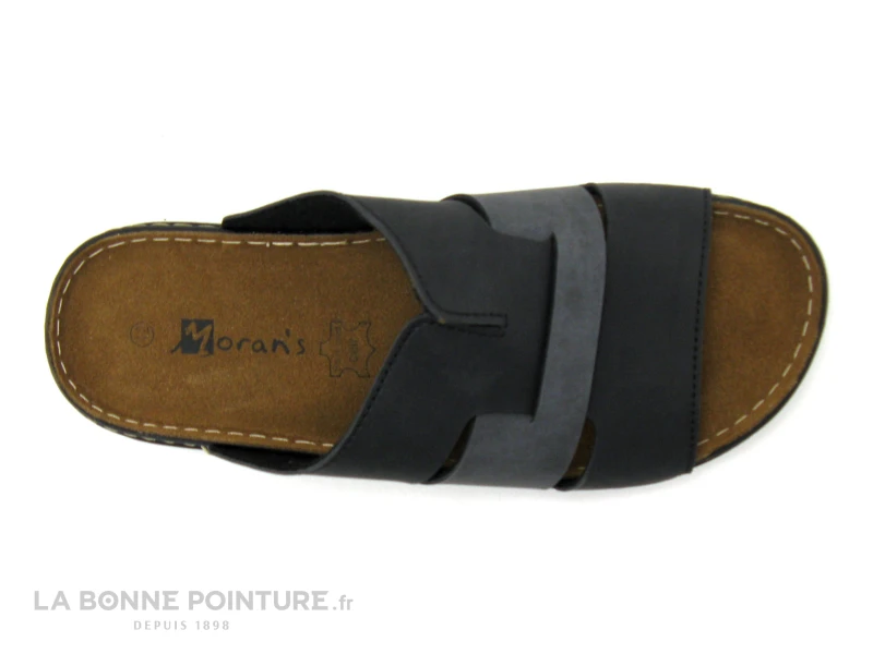 Morans PAZET Noir Gris - Mule Homme 5 Morans PAZET Noir Gris - Mule Homme – Image 3