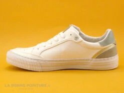 Mustang 1420-301-11 Weiss Mint - Basket Basse Femme - Blanc - Vert -Les Bonnes Chaussures cd24607c73b9e66c561f35ea11d5d5ef img 9555.jpg 170953