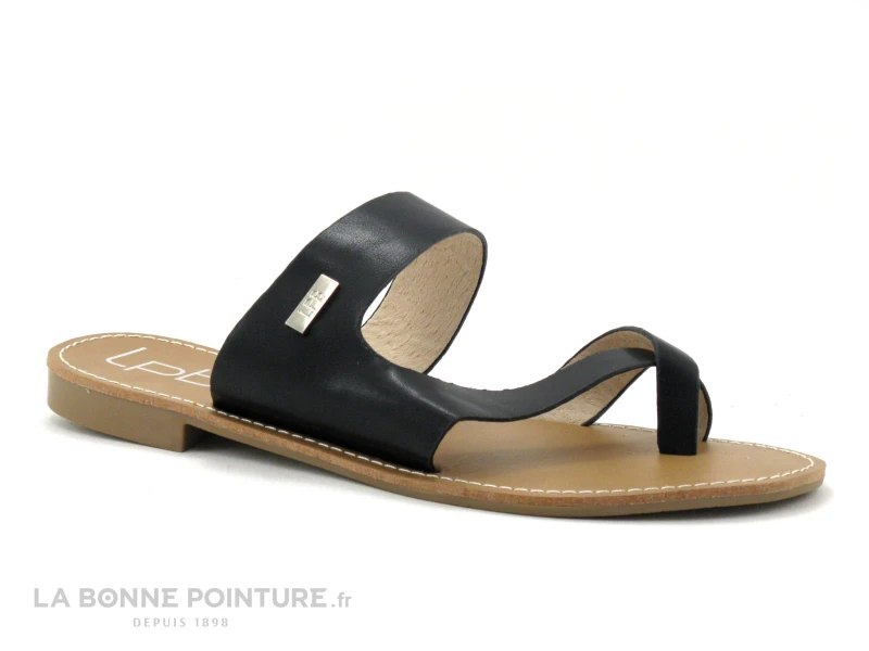 LPB ASHA Noir Metal - Tong Plate Femme 3 LPB ASHA Noir Metal - Tong Plate Femme